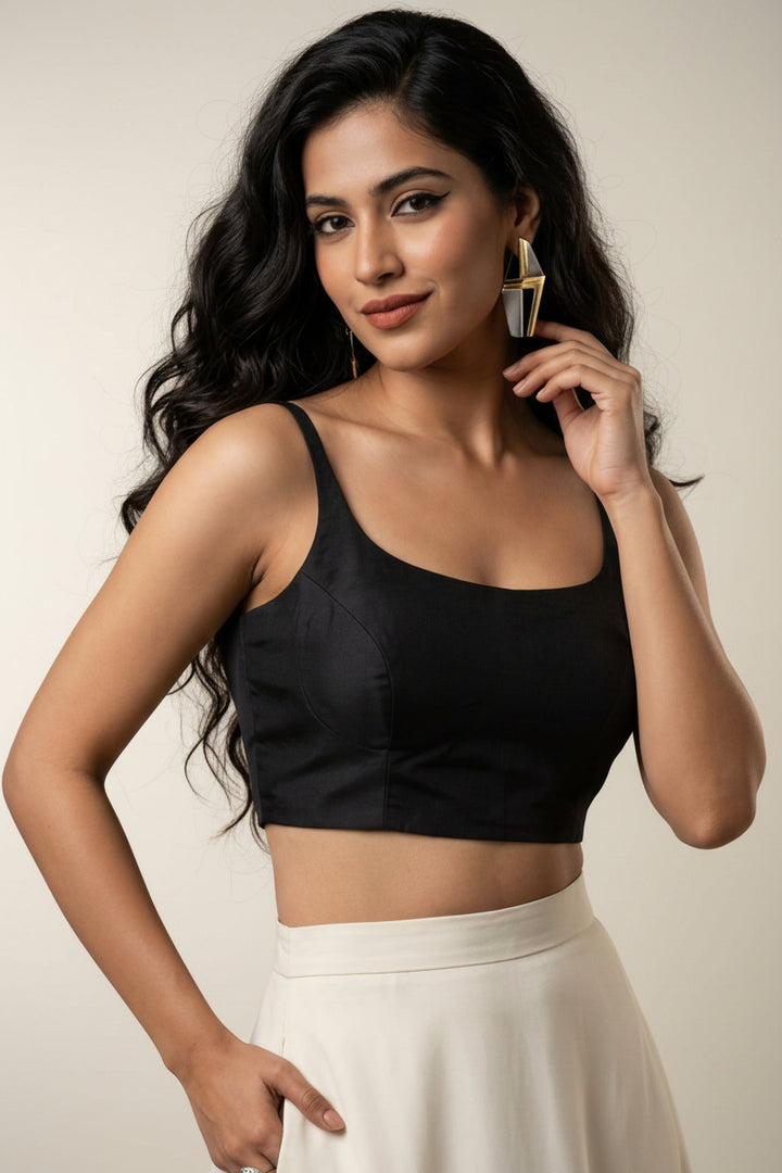 The Modern Canvas - Solid Fancy Designer Blouse