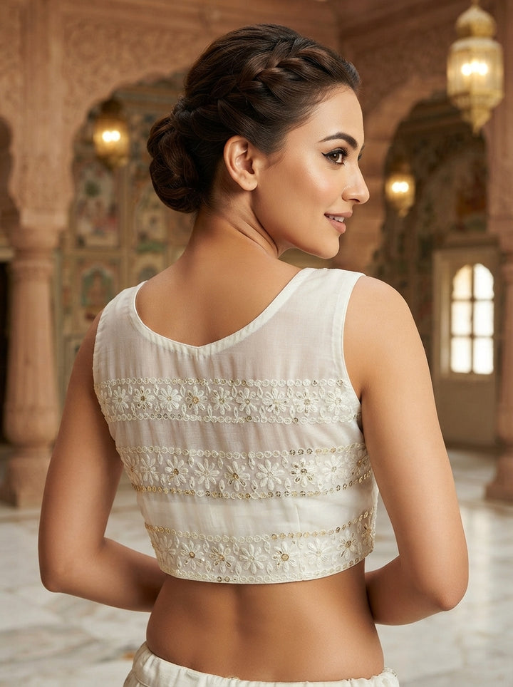 Scarlet Daisy Designer Organaja  Blouse