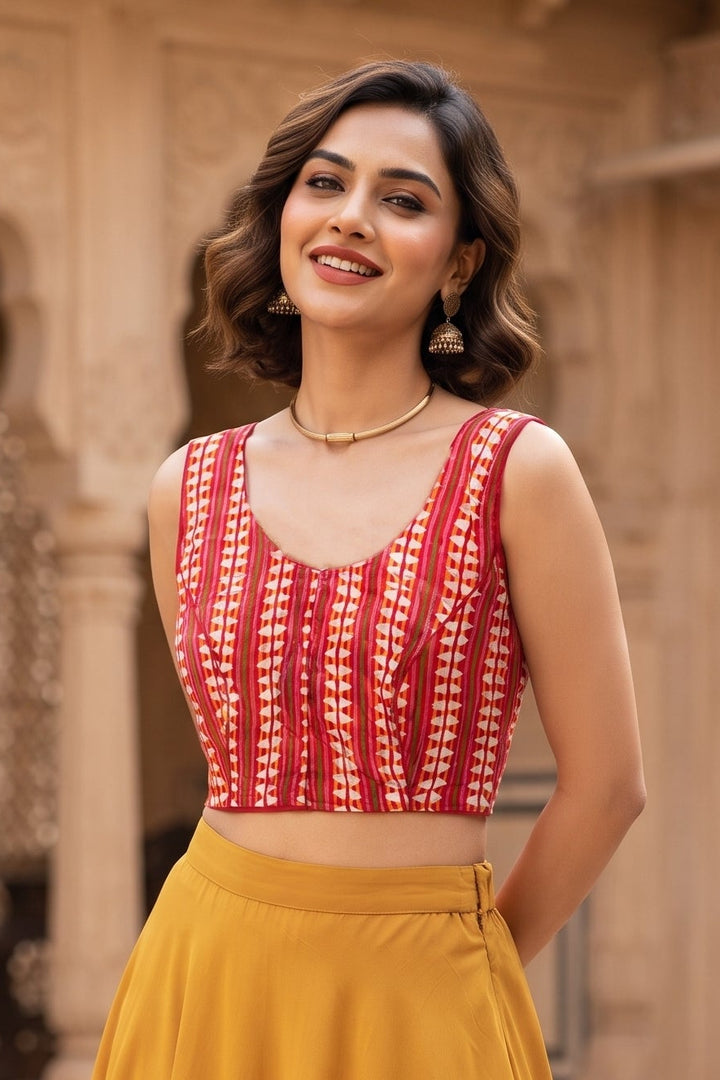Style Syndicate Cotton Printed Blouse