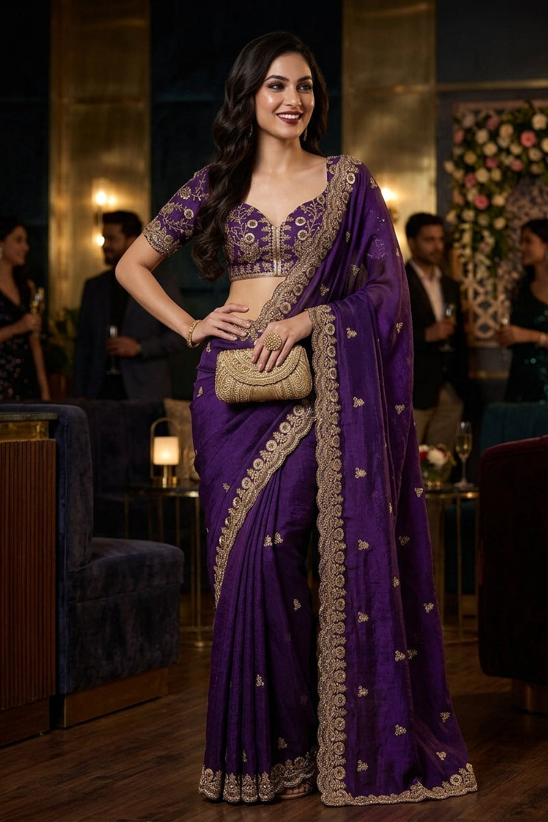 Draped in Dreams Tissue Silk Saree
