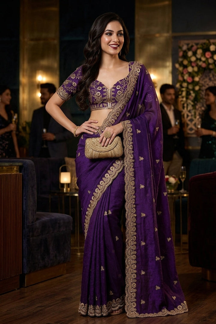 Draped in Dreams Tissue Silk Saree