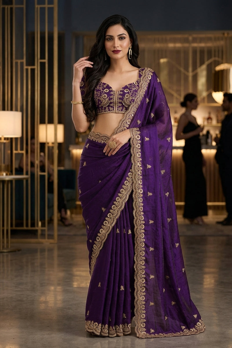 Draped in Dreams Tissue Silk Saree