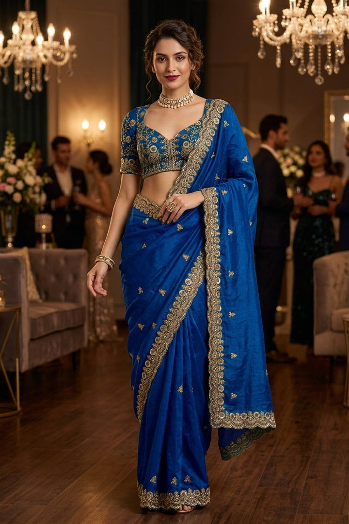 Draped in Dreams Tissue Silk Saree