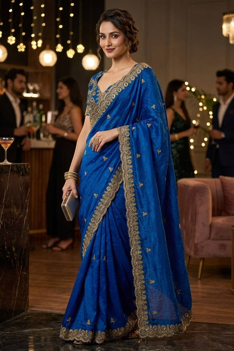Draped in Dreams Tissue Silk Saree