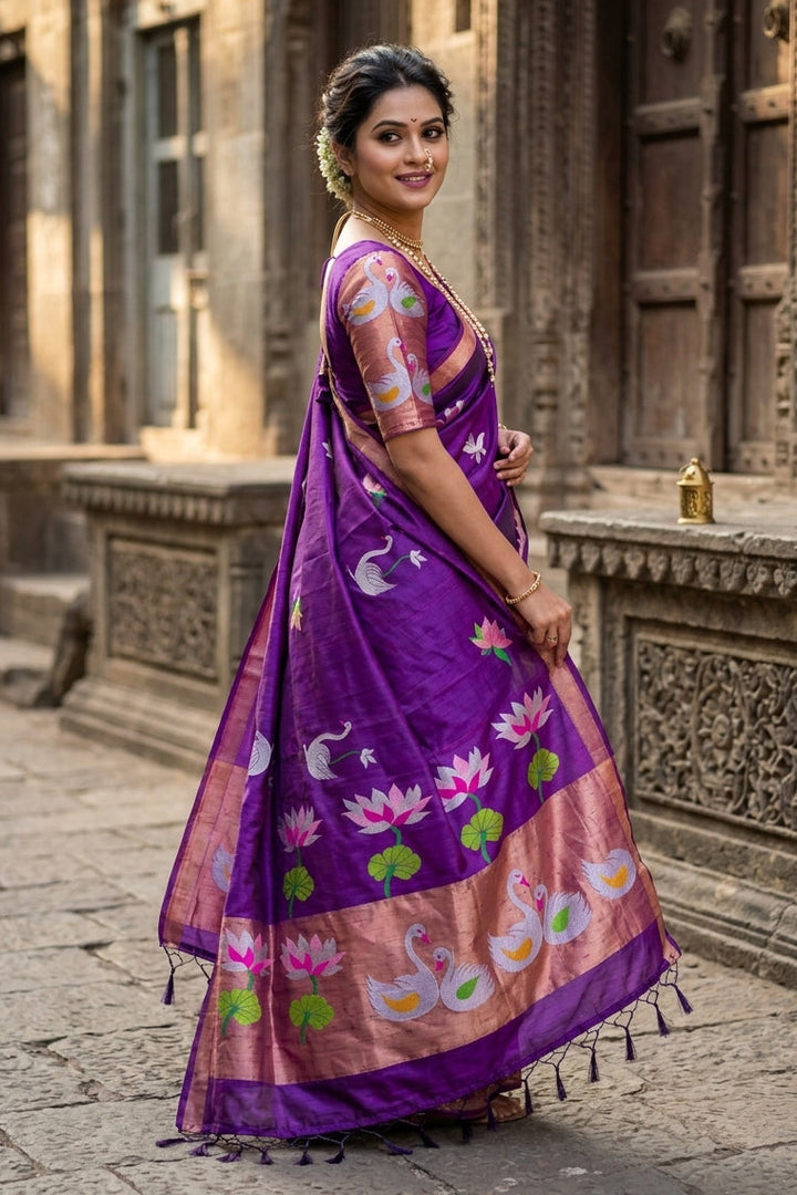 Divine Grace Khadi Silk Saree