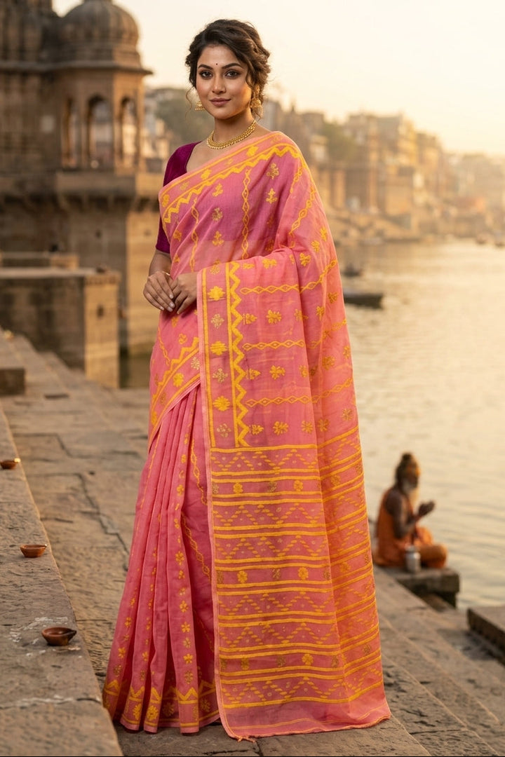 Nabanita Bengal Jamdani Saree