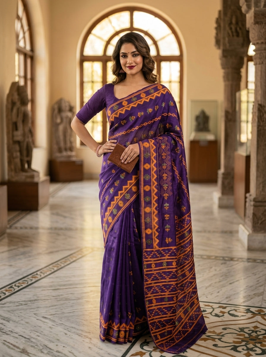 Nabanita Bengal Jamdani Saree