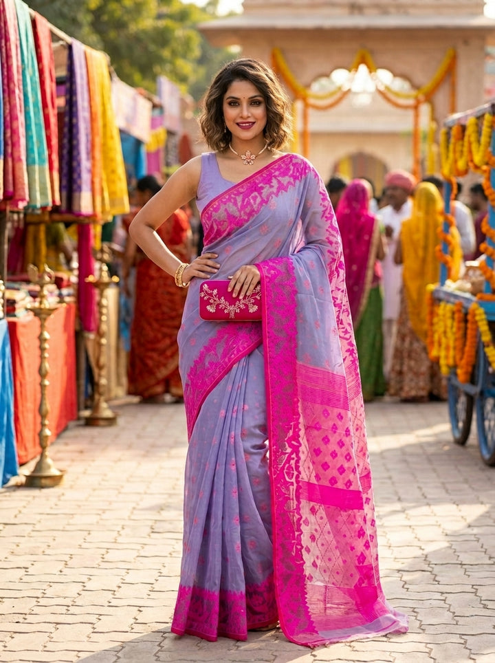 Nabarupa Bengal Jamdani Saree
