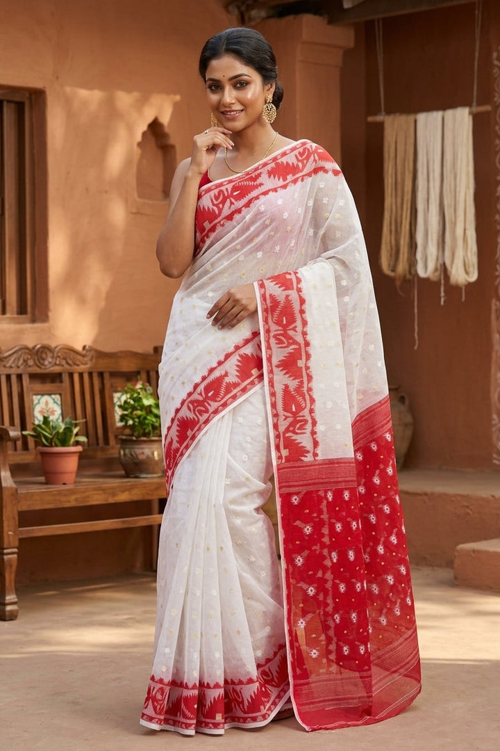 Janopriyo - Jamdani Saree