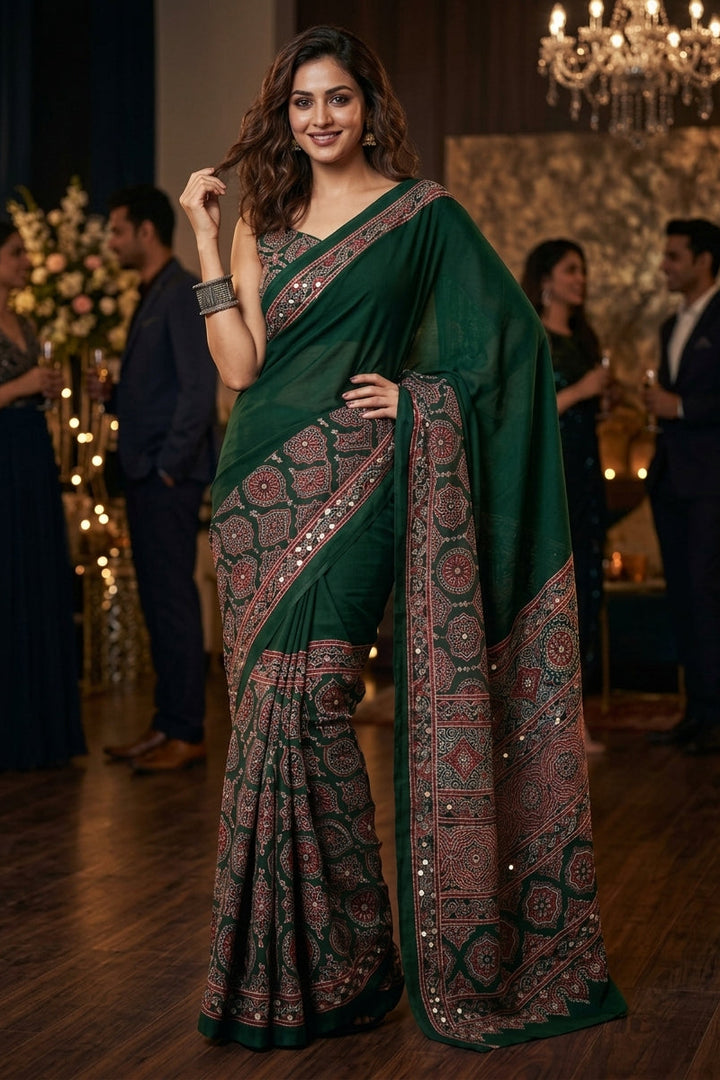 Styled in Tradition Crepe Silk Saree
