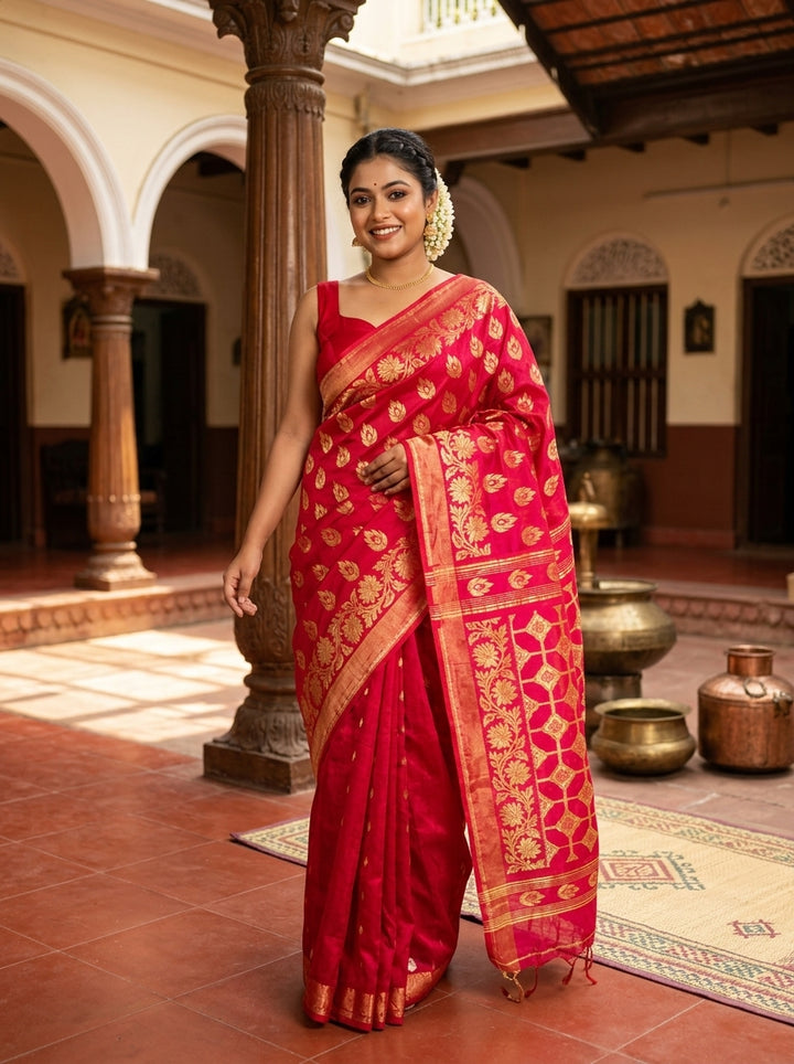 Rajeshwari Banarasi Khadi Saree