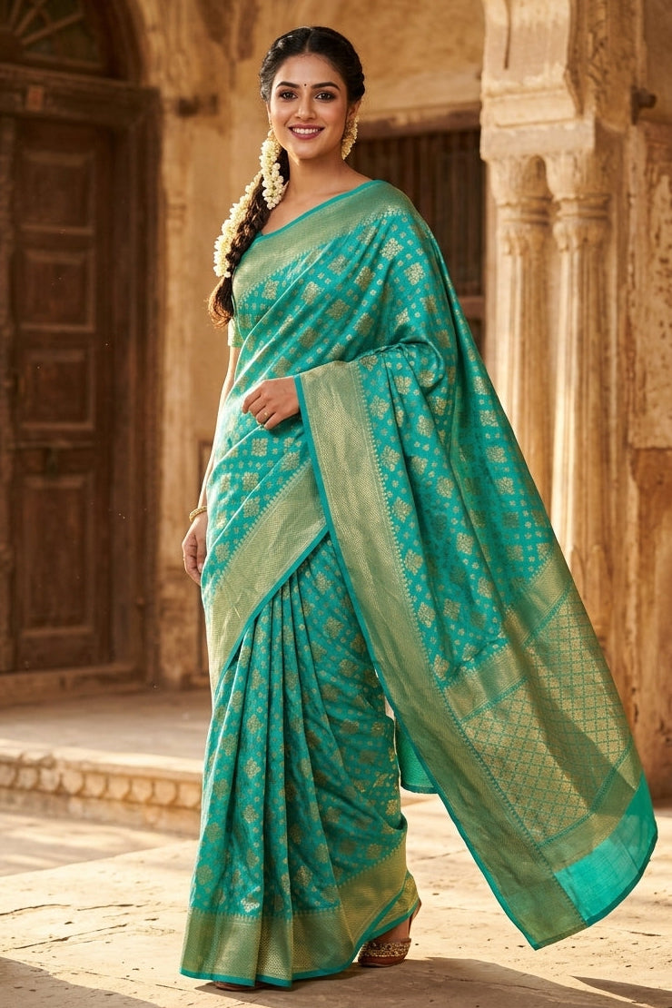 Turquoise Treasure Silk Collection