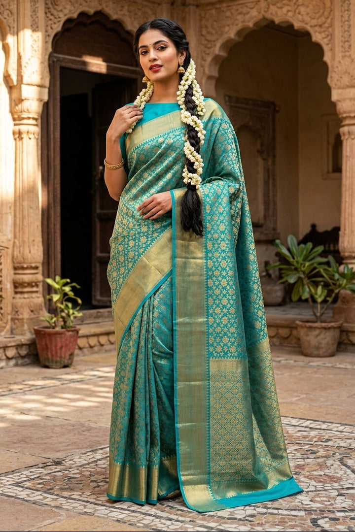 Swarna Neela Silk Collection