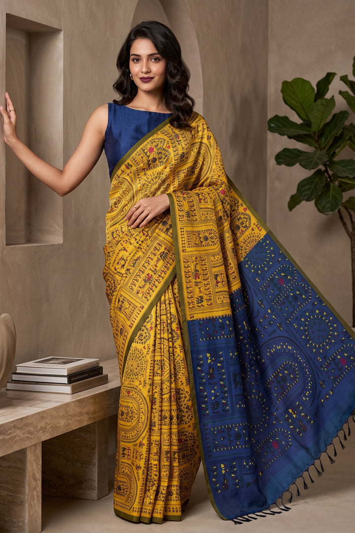 Melody of Colors Cotton Silk Saree