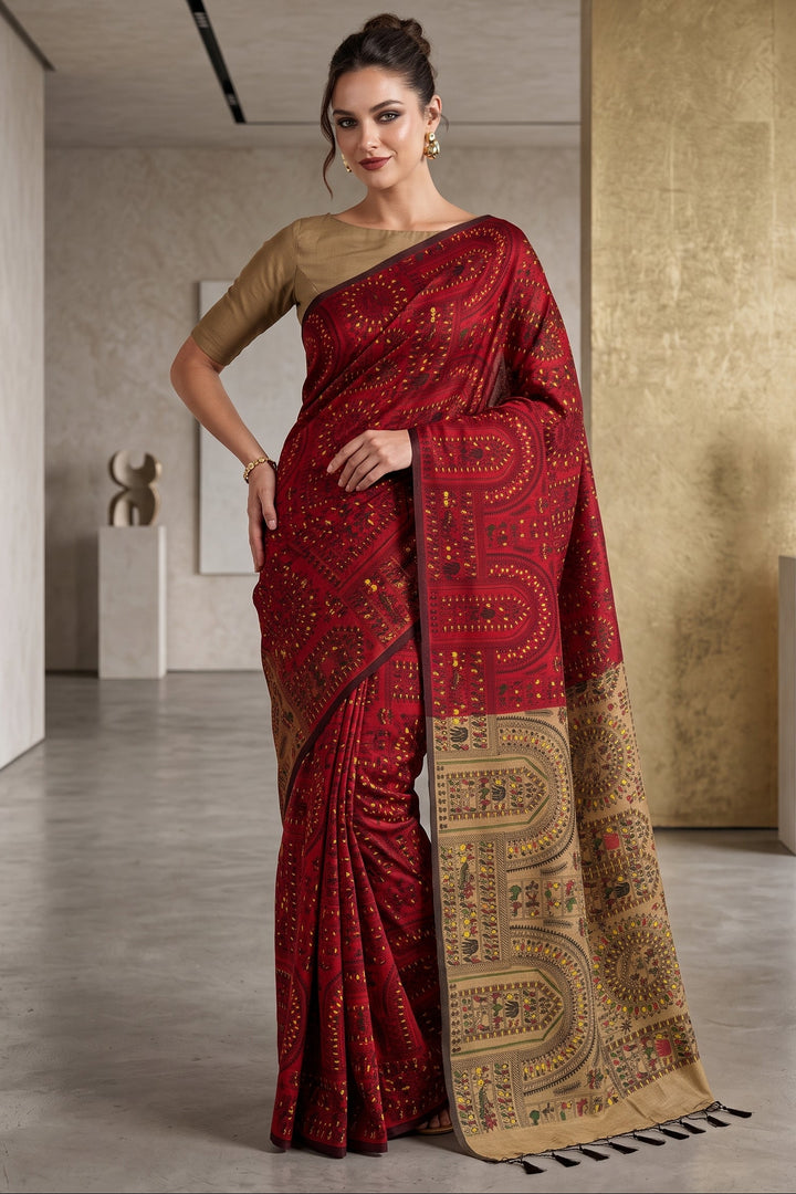 Melody of Colors Cotton Silk Saree