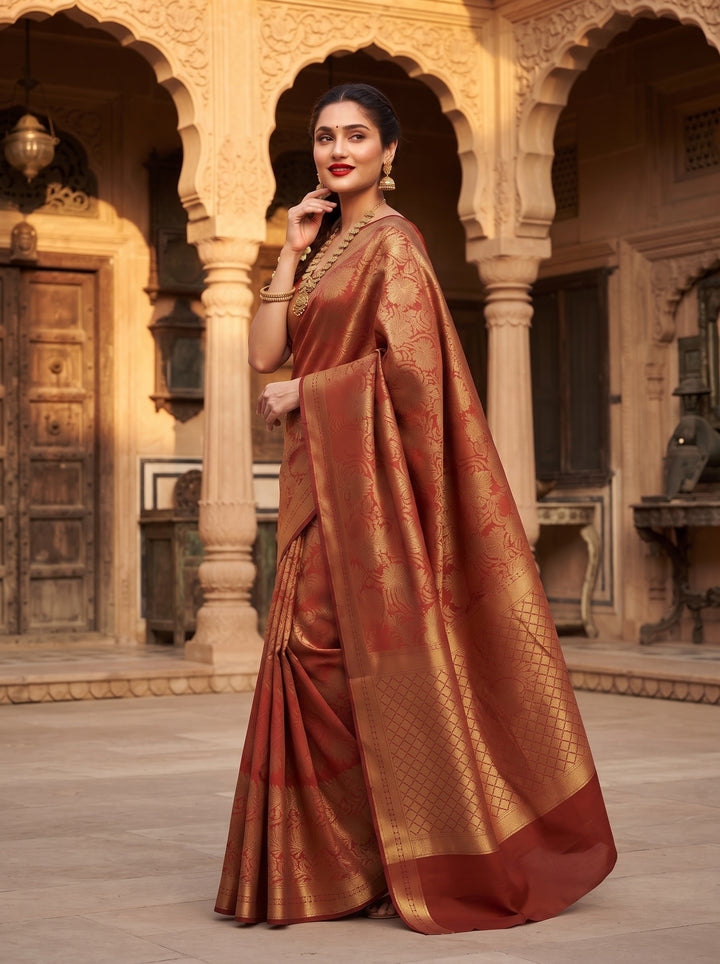 Maharani Weaves Katan Silk Saree