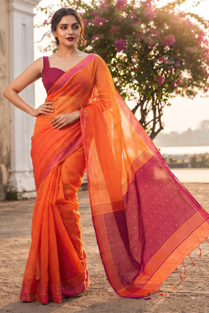 Chandrika Handloom Cotton Saree