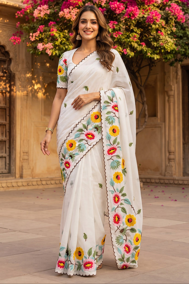 Meadow Sonnet Georgette Designer Saree