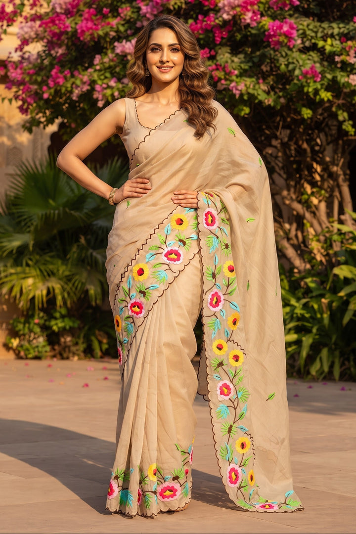 Meadow Sonnet Georgette Designer Saree