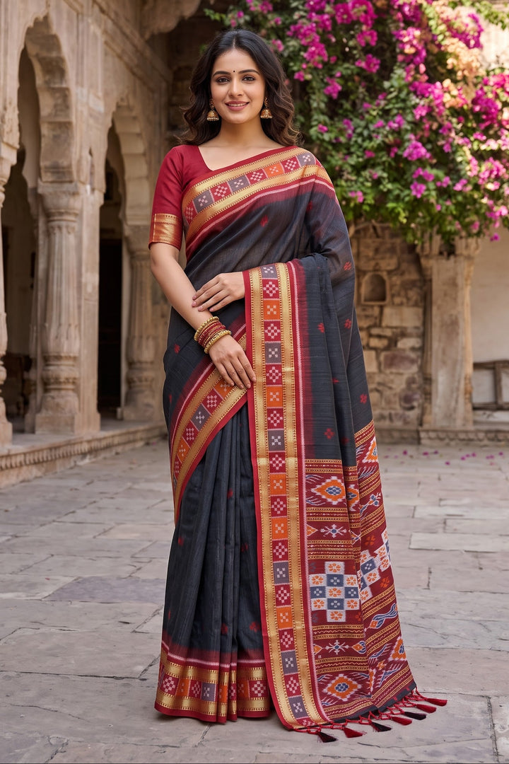 A Single Glance Patola Silk Saree