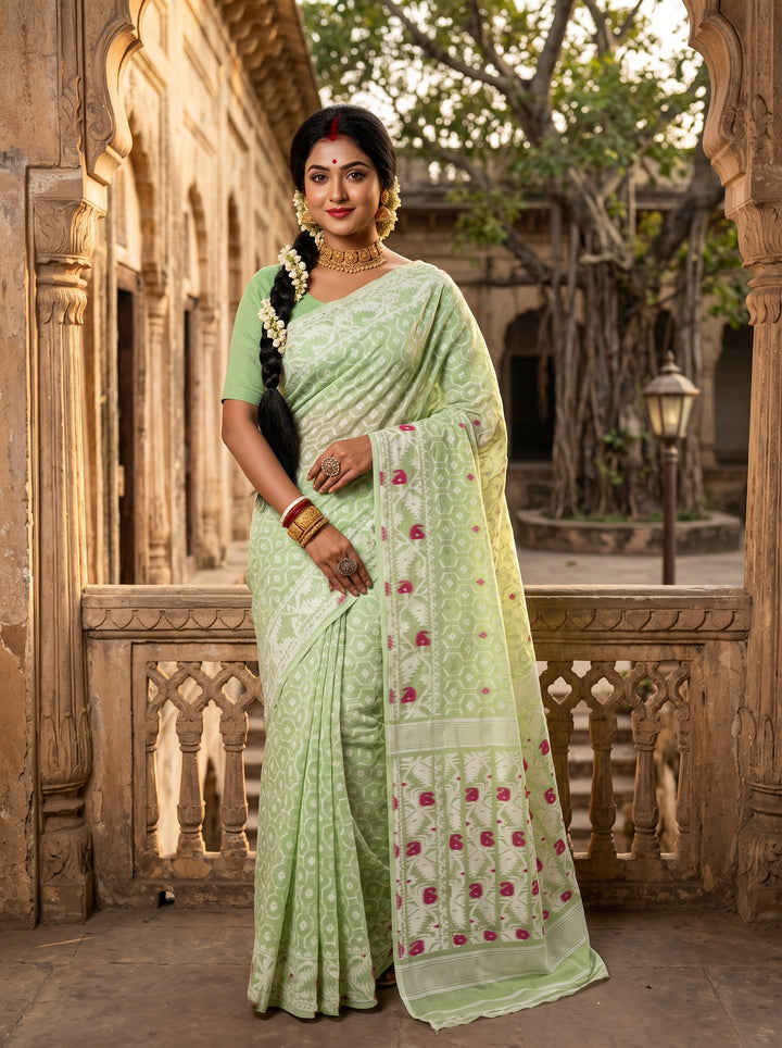 Swarnamayi Jamdani Saree