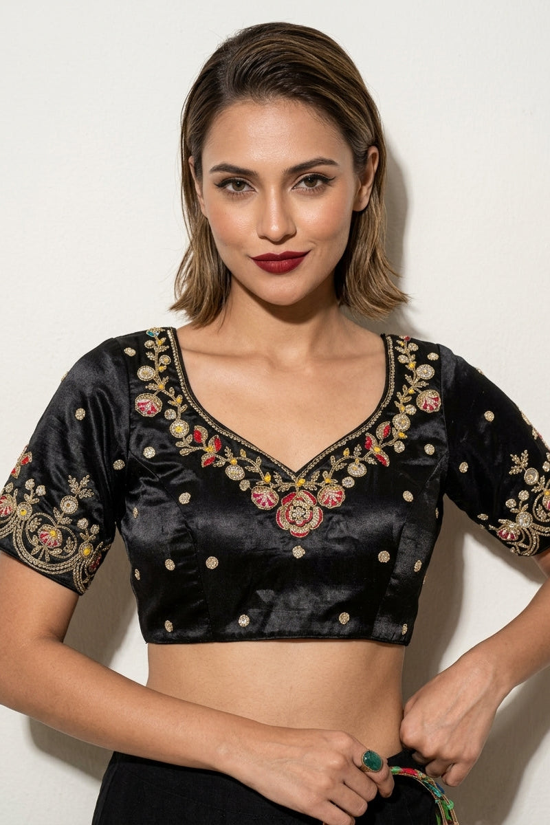 Night Love Fendy Blouse (Black)