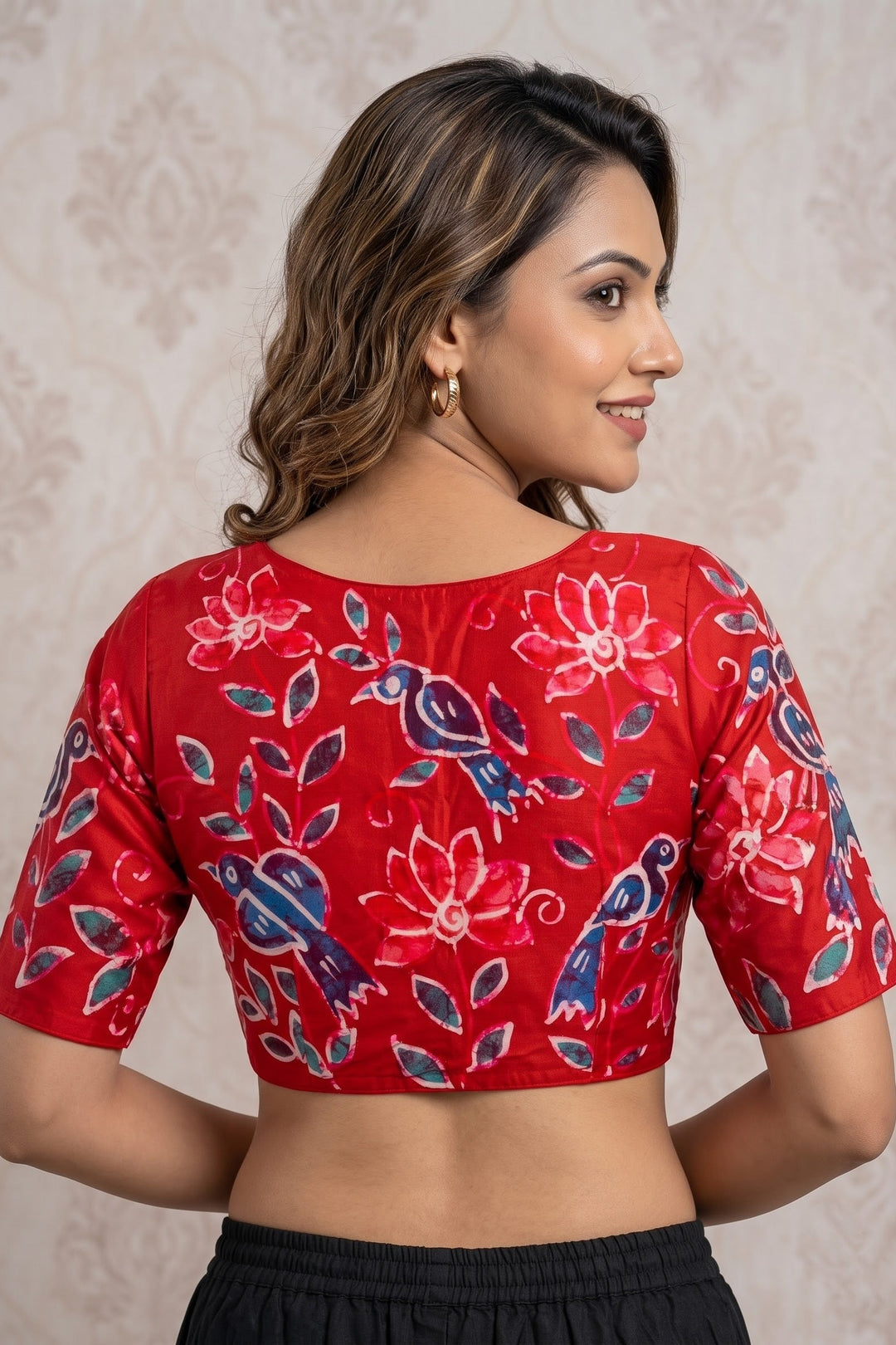 Floral Daydream- Batik Designer Blouse