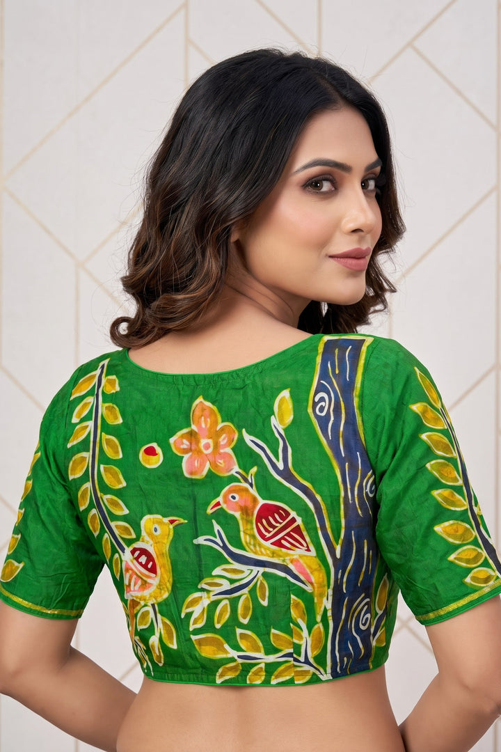 Song of the Sparrow – Batik Designer Blouse