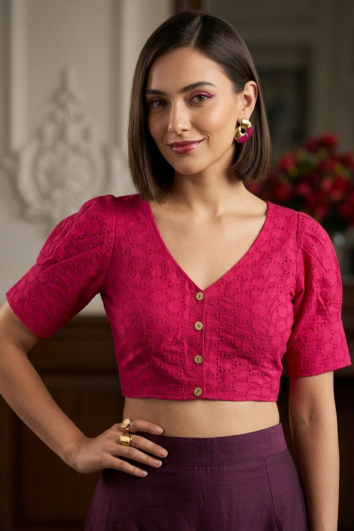 The Blush & Button Hakoba Designer Blouse