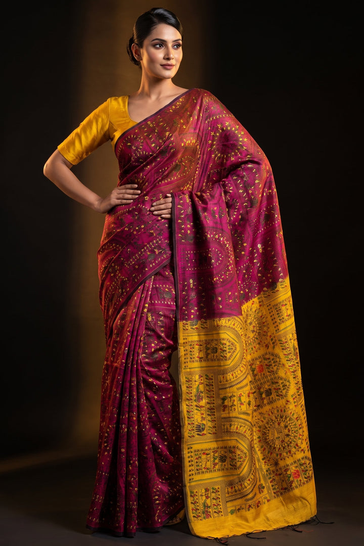 Melody of Colors Cotton Silk Saree