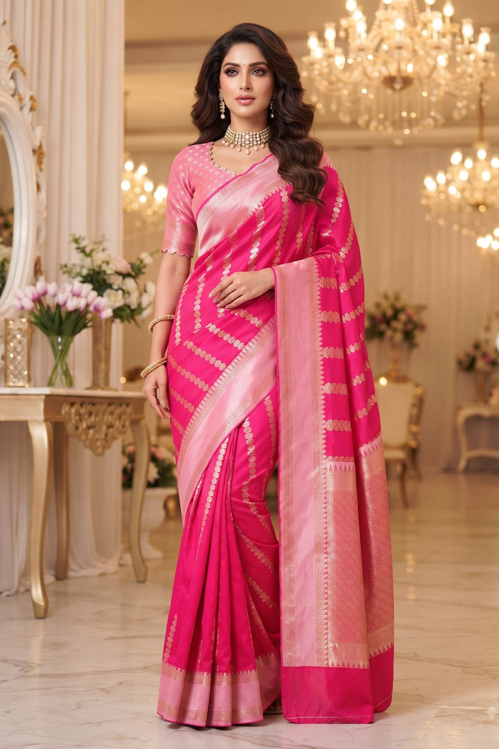 Prem Bandhan Silk Jacquard Weaving Saree