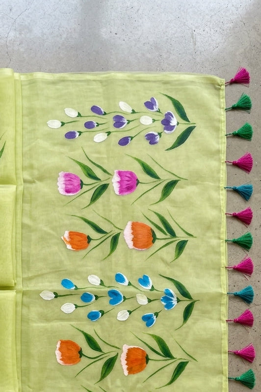 Tulip Vibe Mul Cotton Saree