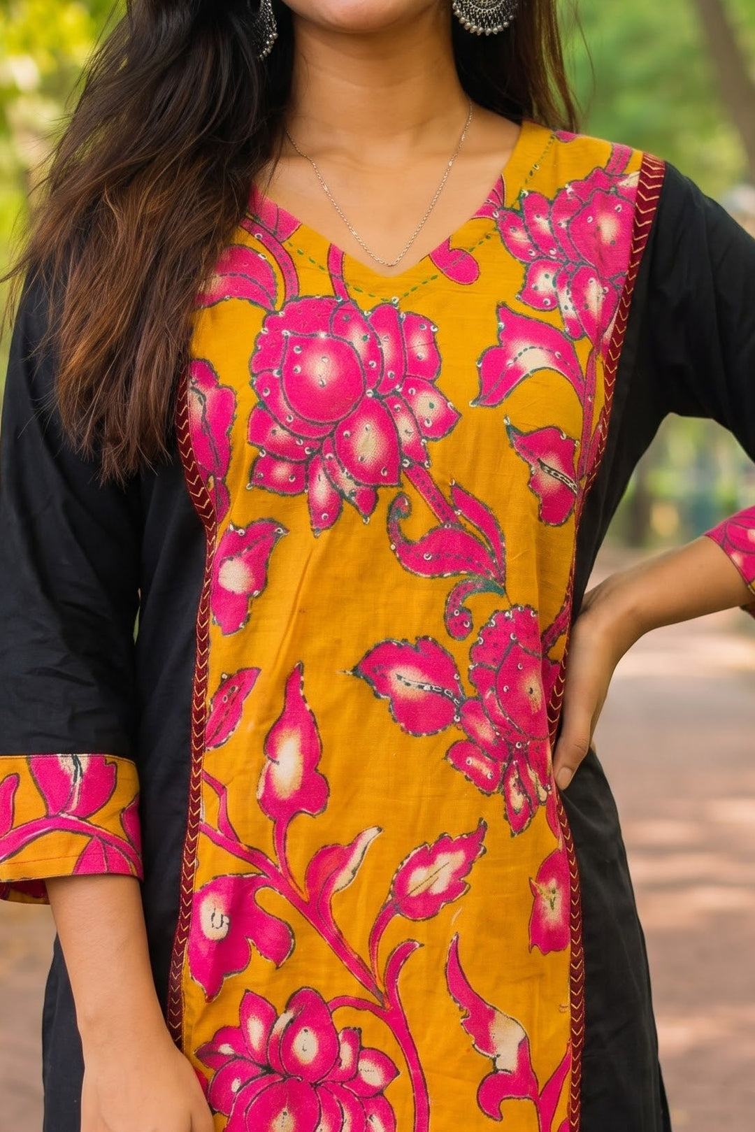 Meetings to Moments- Cotton  Kurti Set