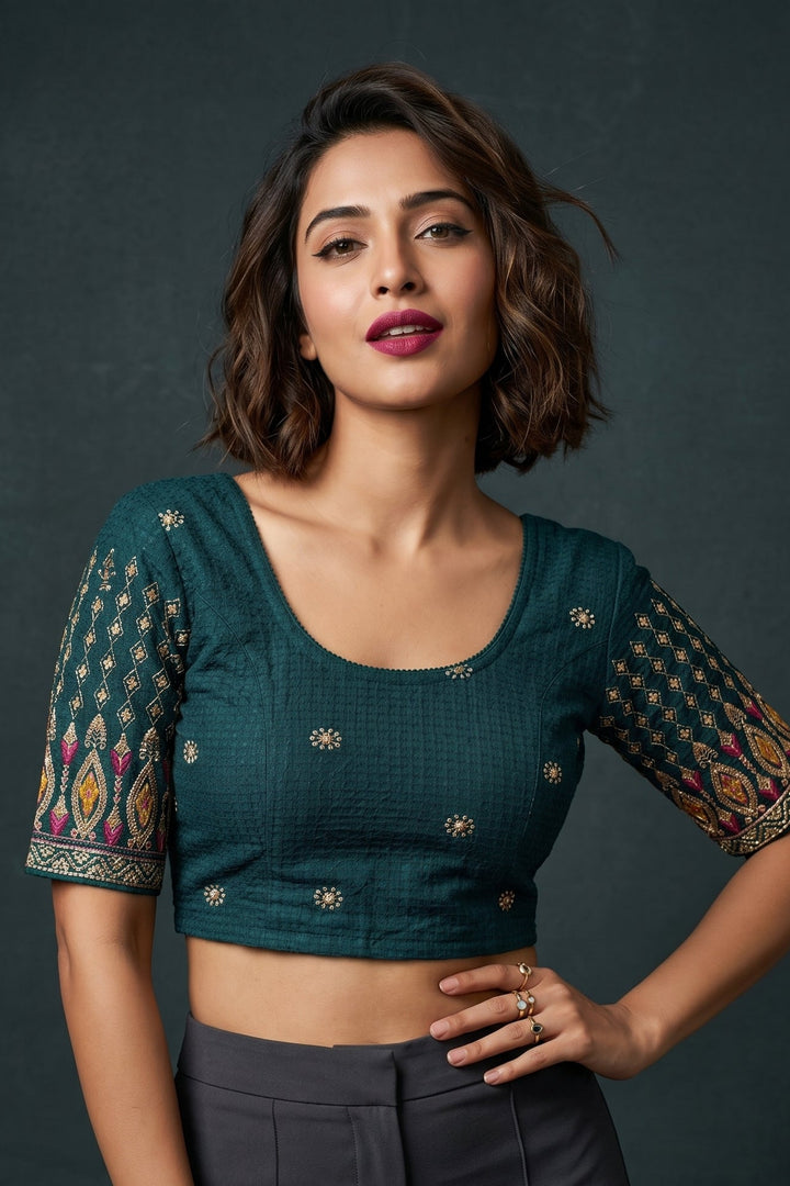 Summer Slay Stretchable Knitted Blouse