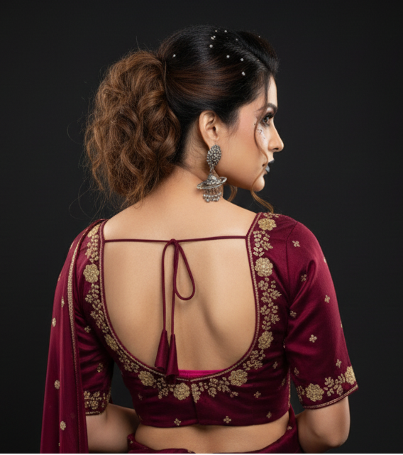 Jhalak-Zari Embroidered Blouse