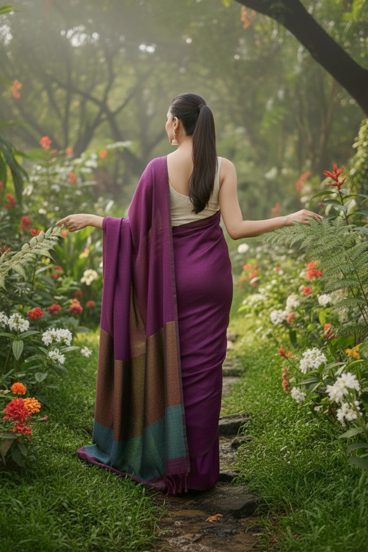 Prakriti Bliss - Bengal Khadi Cotton Saree