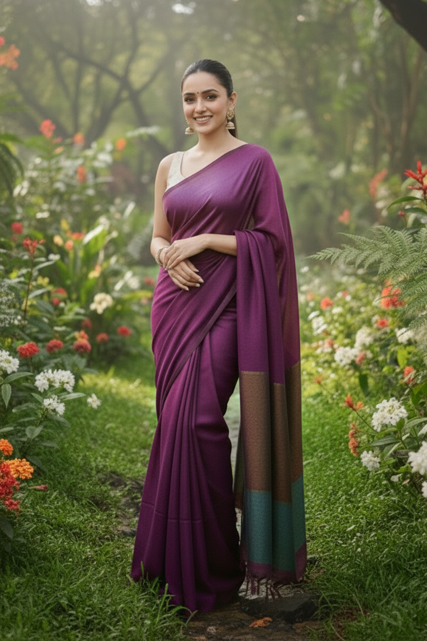 Prakriti Bliss - Bengal Khadi Cotton Saree
