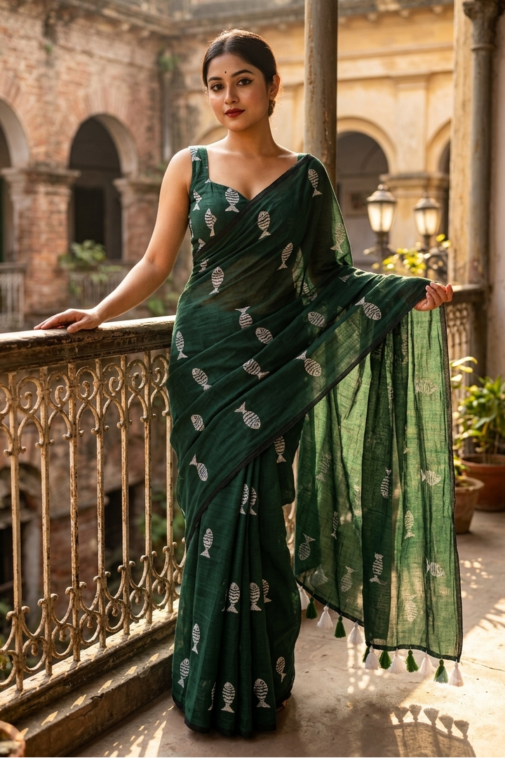 Sagarika Mul Cotton Saree