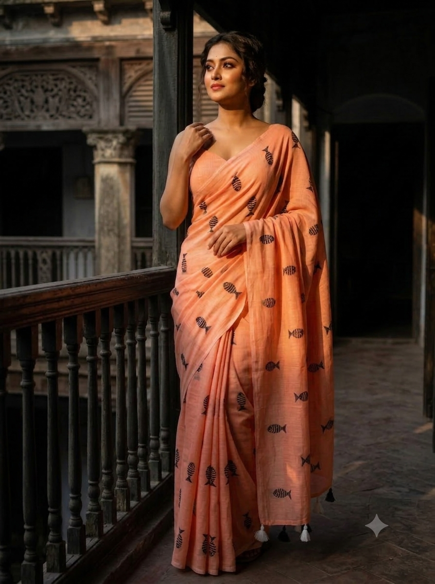 Sagarika Mul Cotton Saree