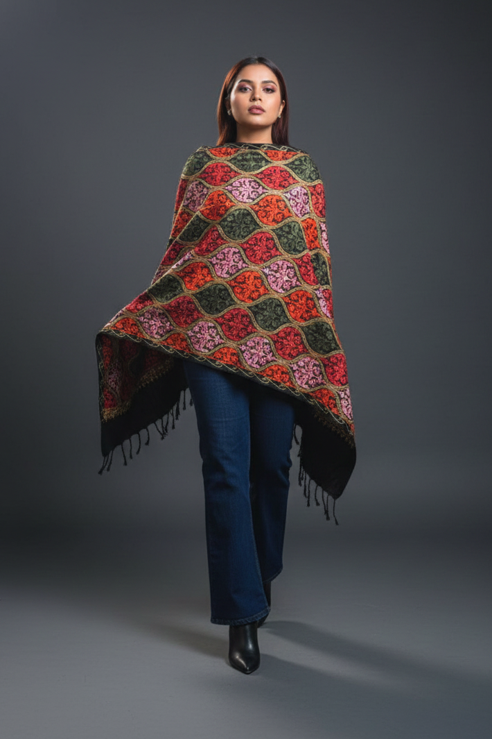 Frosted Warmth Stole Collection(Black-2)