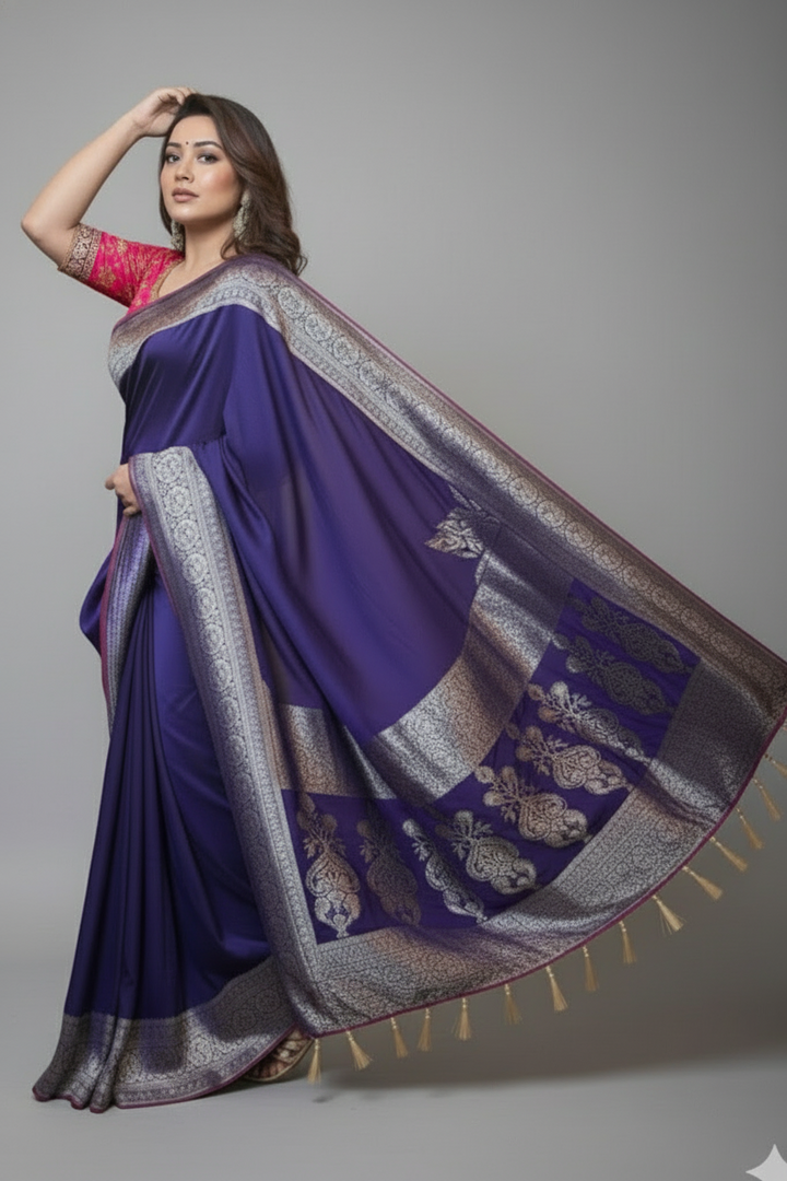 Anokhi - Designer  Banarasi Dola Silk Saree