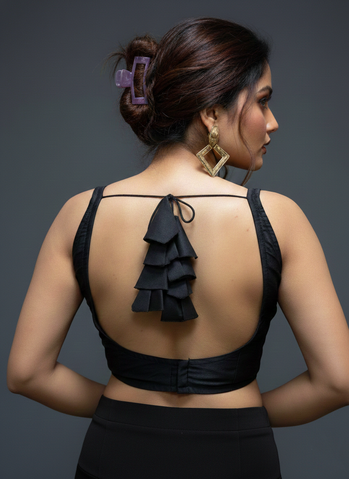 Tri vibe- Three Layers Of Beauty (Designer Blouse)