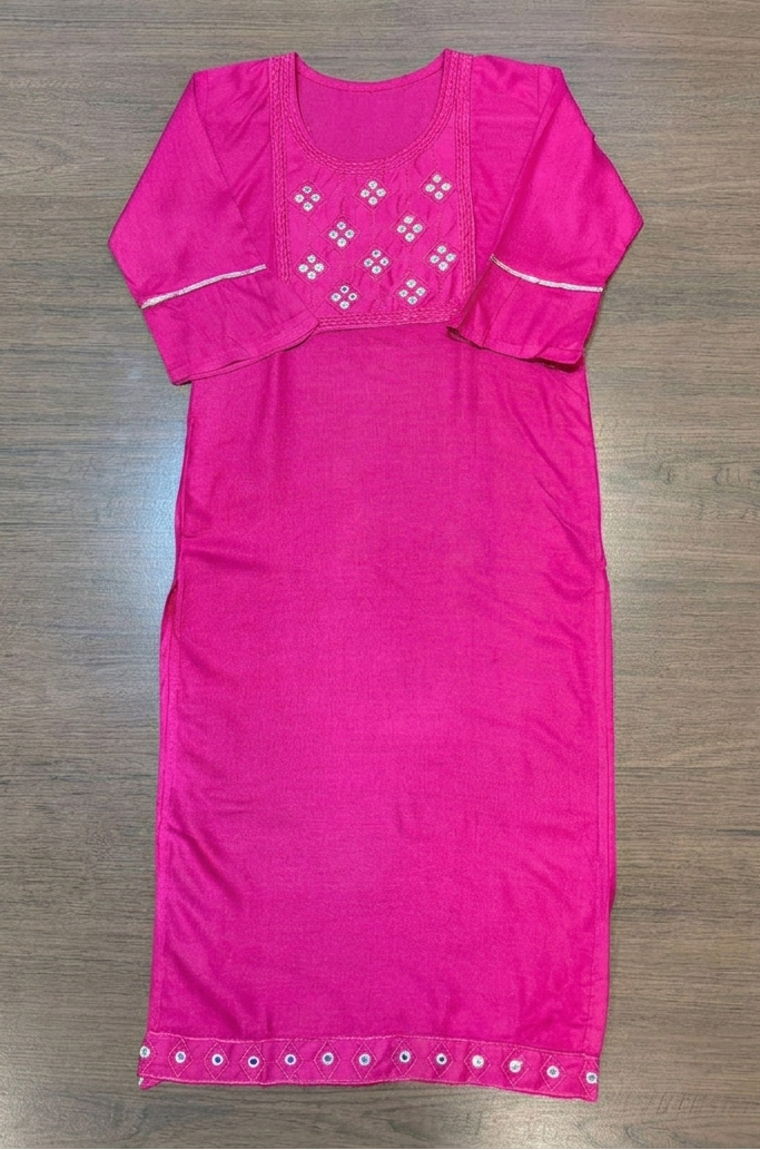 Sweet Pink -Short Kurti