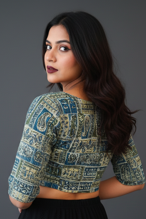 Flexi Dream -Smoky Stretchable Blouse