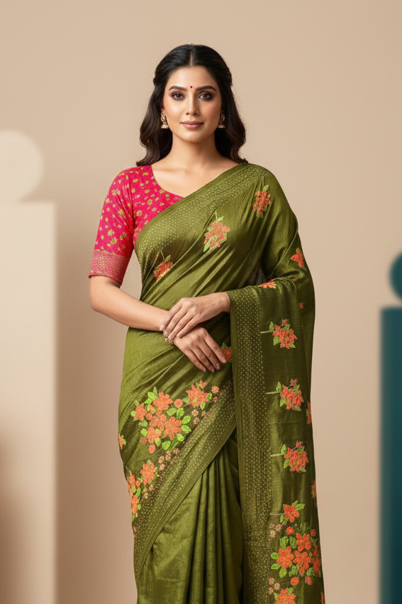 Colour Palette Designer Silk Saree