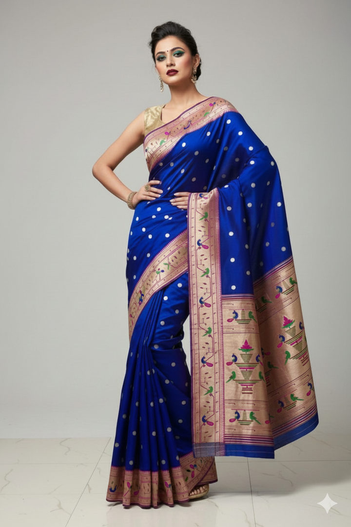 Silk Eclair Kanjivarum Paithani Silk Saree
