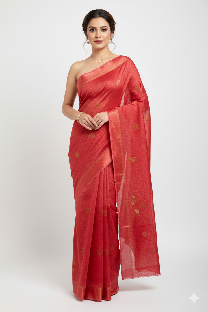 Ripples of Meghna Jute Viscose Saree