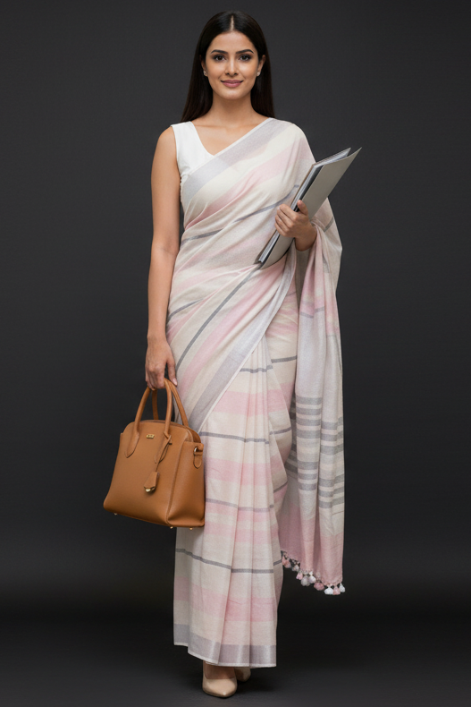 Office Wear - Pure Cotton Saree