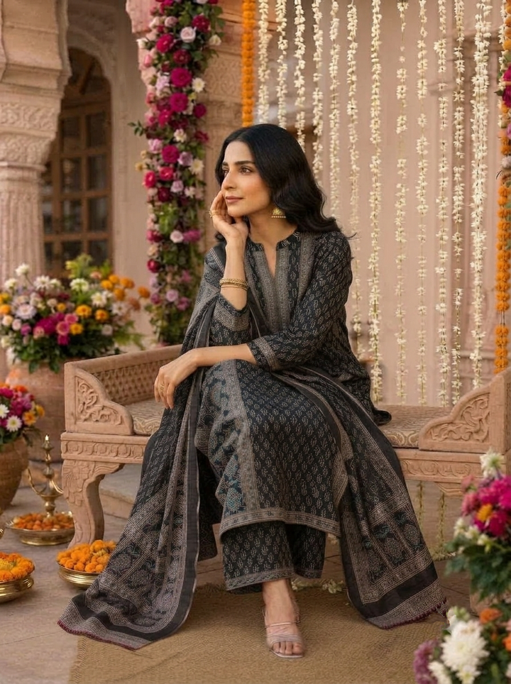 Aavira Ethnic - Cotton Kurti Set