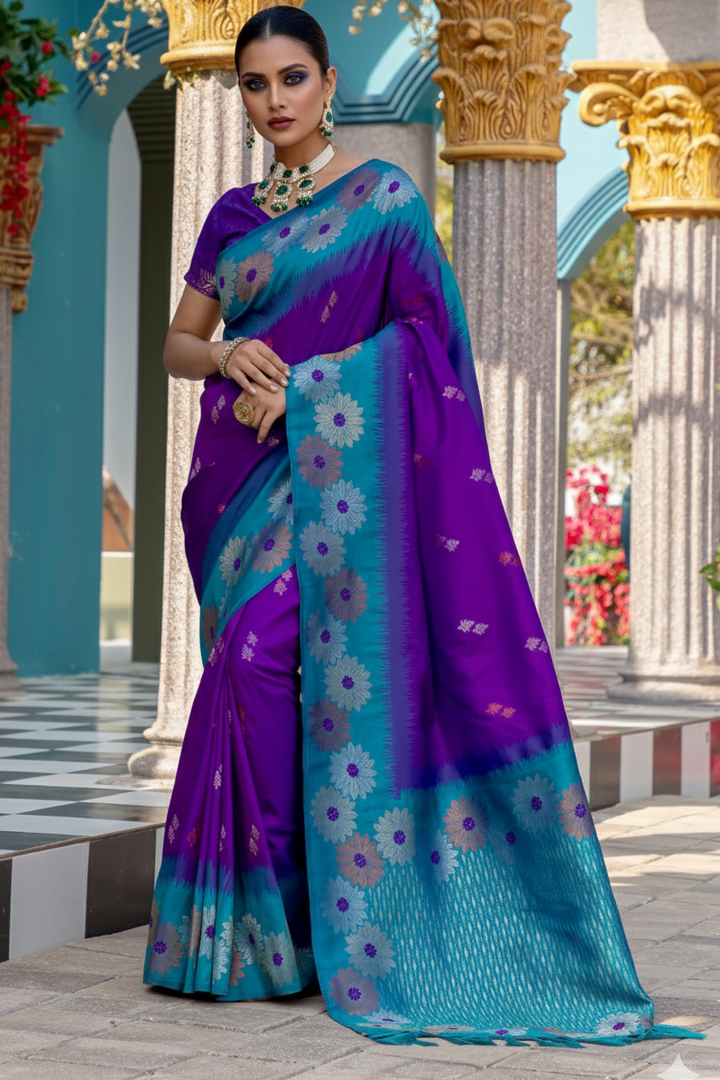 Slaying In Silk Banarasi Silk Saree
